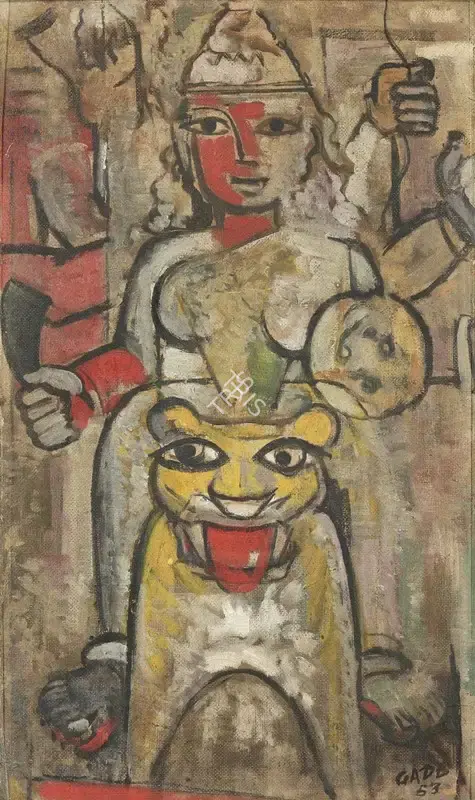 Gade, H.A. (Artist). Untitled, 1953 | Painting, AG.Mum/09.11.24, 2024 · Asta Guru