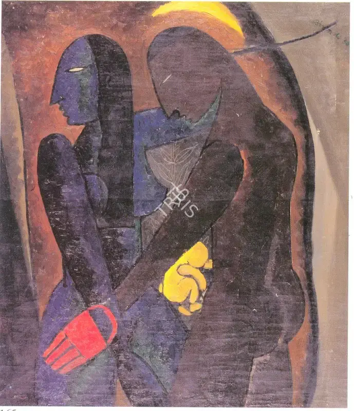 Biren De (Artist), Untitled, 1956, Painting
