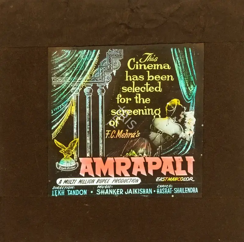 F.C. Mehra (Producer), Amrapali, 1966, Glass Slide