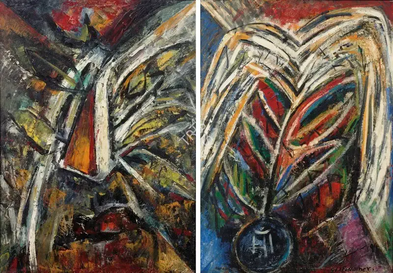Vijay Shinde (Artist), Self, 1994, Painting