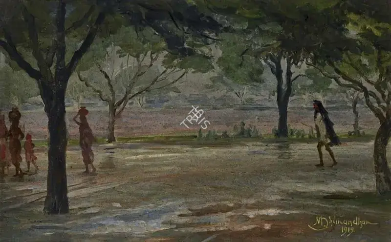 M.V. Dhurandhar (Artist), Untitled, 1919, Painting