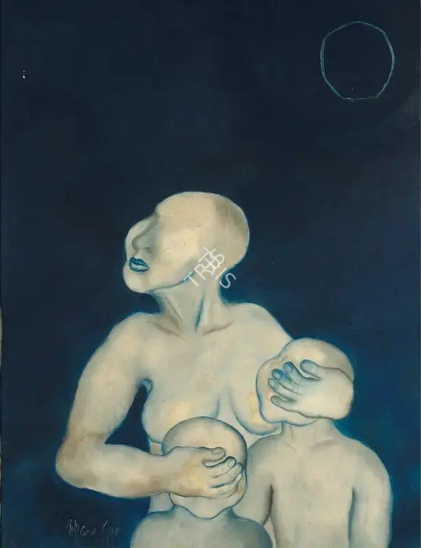 Arpana Caur (Artist), Untitled, 1980, Painting