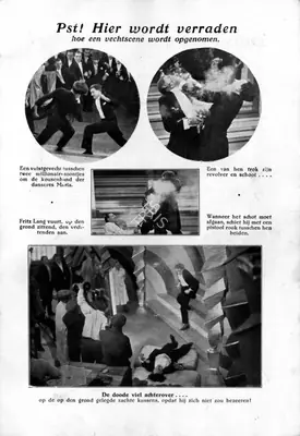 Erich Pommer (Producer), Metropolis, 1927, Film Programme