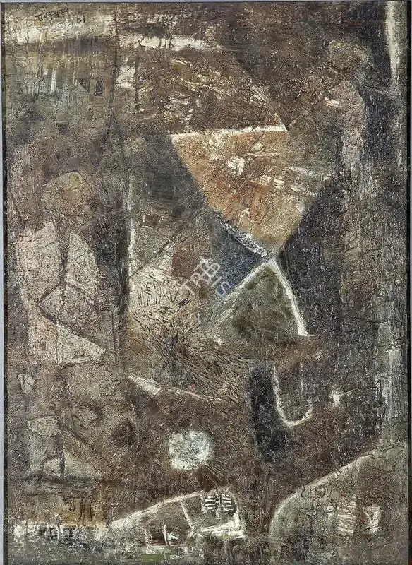Ramkumar (Artist), Mazes of the mind, 1960, Painting