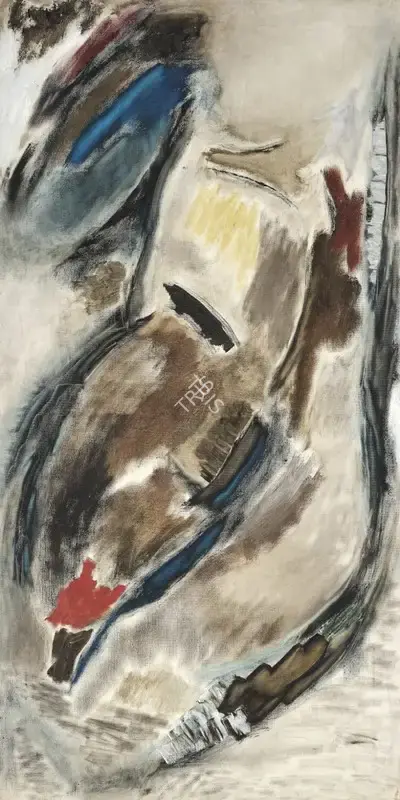 Bal Chhabda (Artist), Untitled (Obsession), 1963, Painting