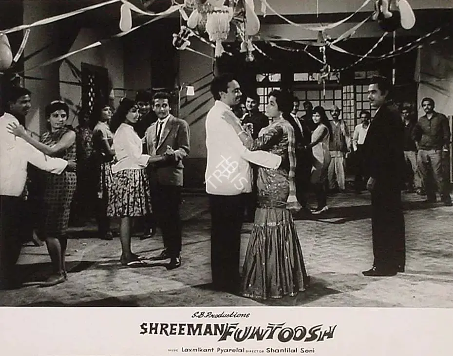Shamim Bhagat (Producer), Shreeman Funtoosh, 1965, Lobby Card