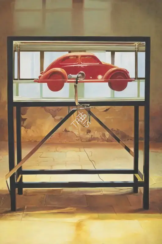 Sudarshan Shetty (Artist), Untitled (Red Beetle), 2007, Painting