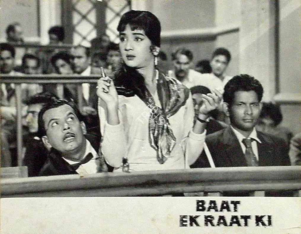 K.H. Kapadia (Cinematographer), Baat Ek Raat Ki, 1962, Lobby Card