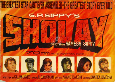 Sippy, G.P. (Producer), Sholay, 1975 | Song-Synopsis Booklet | CinemaEducation | 00780363