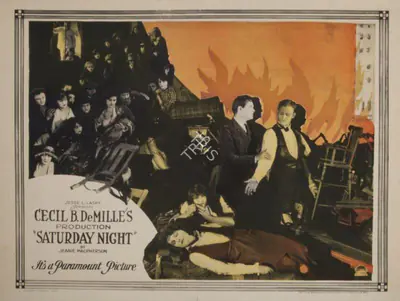 Cecil B. DeMille (Director), Saturday Night, 1922, Lobby card