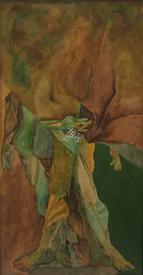 Shamshad Husain (Artist), Untitled, 1976, Painting