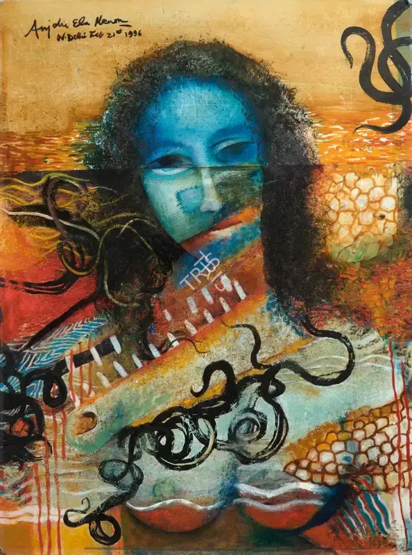 Anjolie Ela Menon (Artist), Xenobia, 1996, Painting
