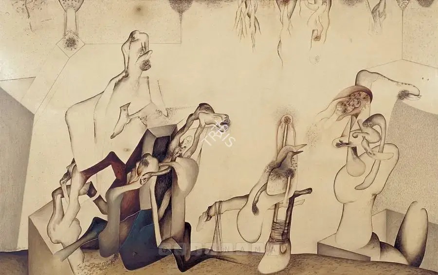 Manu Parekh (Artist), 18th Page, 1979, Painting