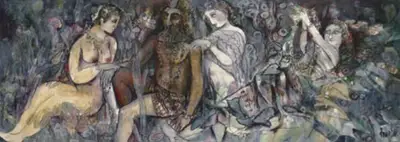 Arup Das (Artist), Untitled, Painting