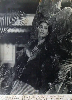Jal Mistry (Cinematographer), Barsaat, 1949, Lobby Card