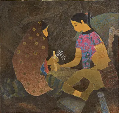 Bendre, N.S. (Artist). Untitled, 1980s | Painting, Pu.Mum/23.02.23, 2023 · Pundole