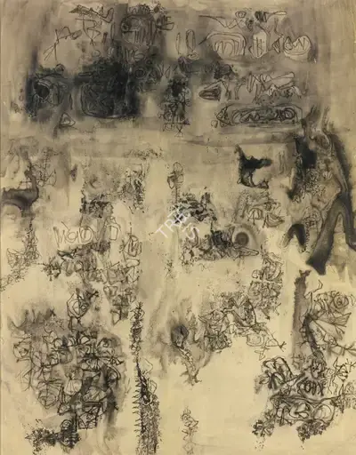 Ambadas (Artist), Untitled (Black), Drawing