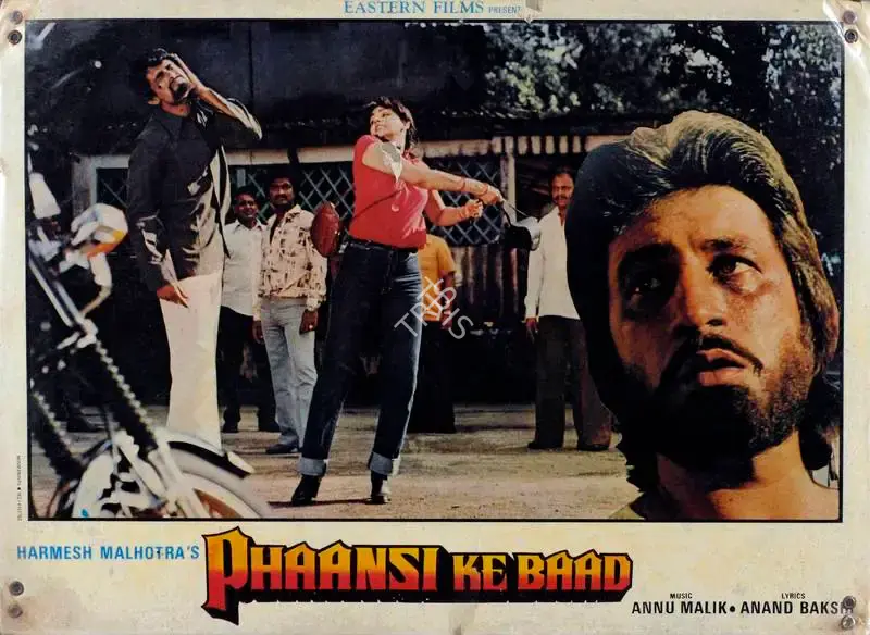 Harmesh Malhotra (Producer), Phaansi Ke Baad, 1985, Lobby Card