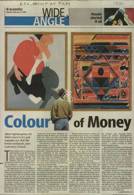 Labonita Ghosh (Reporter), Colour of Money, 2008, Newspaper Clipping