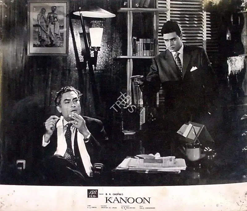 M.N. Malhotra (Cinematographer), Kanoon, 1960, Lobby Card