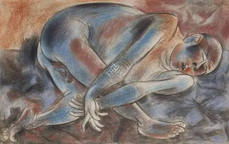 K. Laxma Goud (Artist), Untitled (Cyclone series), 1977, Painting