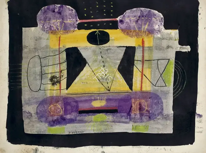 Prabhakar Barwe (Artist), Untitled, 1967, Painting