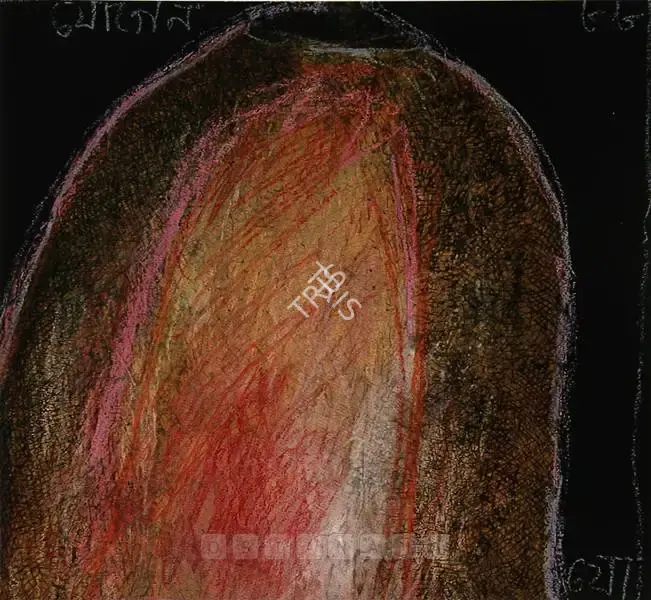 Jogen Chowdhury (Artist), Breast, 1988, Drawing