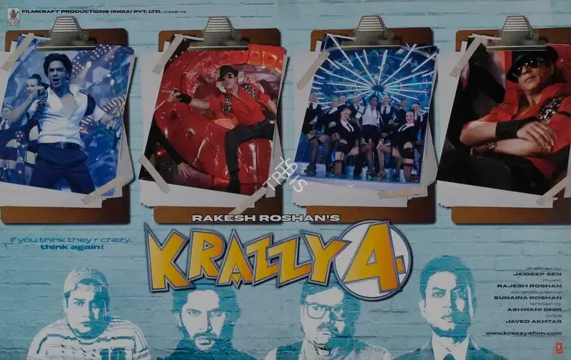 Rakesh Roshan (Producer), Krazzy 4, 2008, Lobby Card