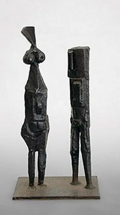 Davierwalla, A.M. (Artist). Couple, 1972 | Sculpture, Pu.Mum/03.11.15, 2015 · Pundole