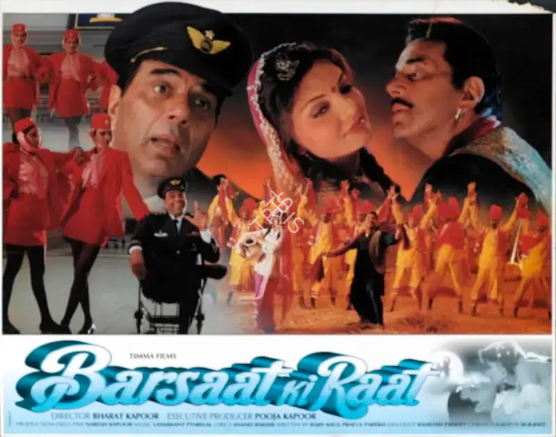 Pooja Kapoor (Producer), Barsaat Ki Raat, 1998, Lobby Card