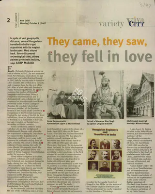 ASRP Mukesh (Reporter), The Came, they Saw, they Fell in Love, 2007, Newspaper Clipping