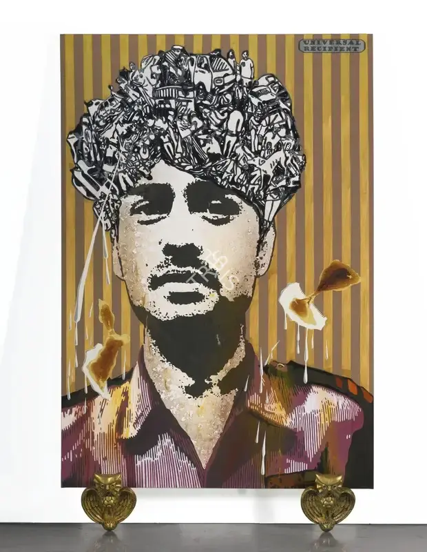Kallat, Jitish (Artist). Universal Recipient, 2008-2009 | Painting, So.NeY/18.03.15, 2015 · Sotheby's