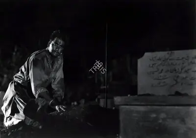 Apurba Bhattacharjee (Cinematographer), Mujhe Jeene Do, 1963, Photographic Still