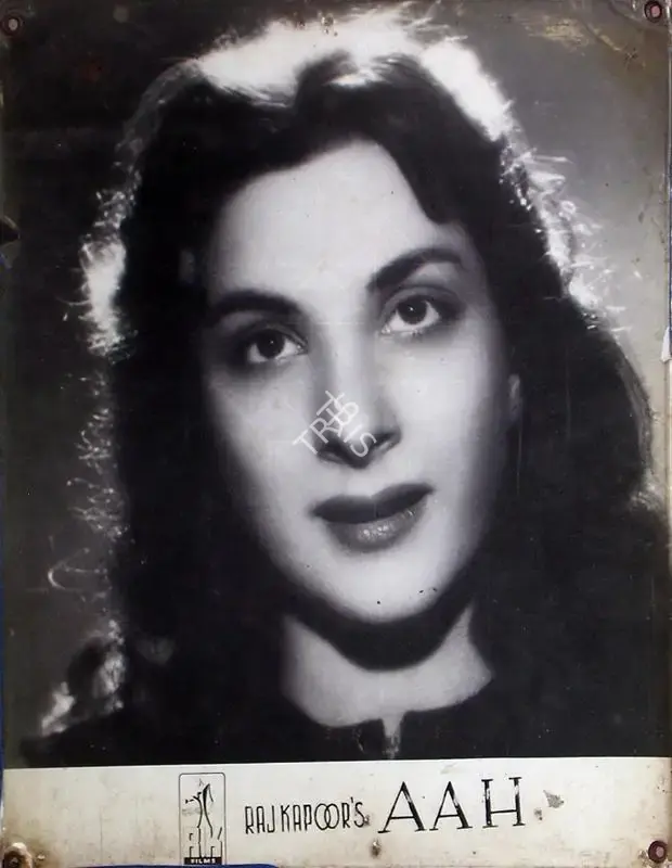 Jaywant Pathare (Cinematographer), Aah, 1953, Lobby Card