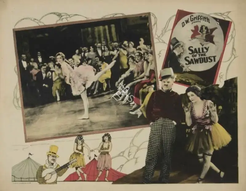 D.W. Griffith (Director), Sally of the Sawdust, 1925, Lobby card