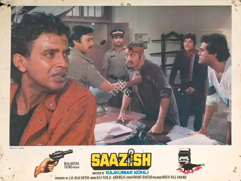 J.R. Malhotra (Producer), Saazish, 1988, Lobby Card