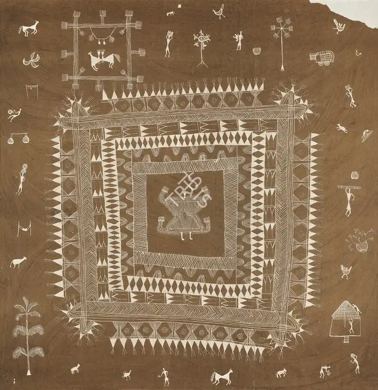 Warli School (Artist), Untitled, Painting