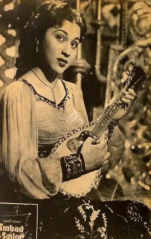 Nanabhai Bhatt (Director), Sinbad Jahaaji, 1952, Lobby Card