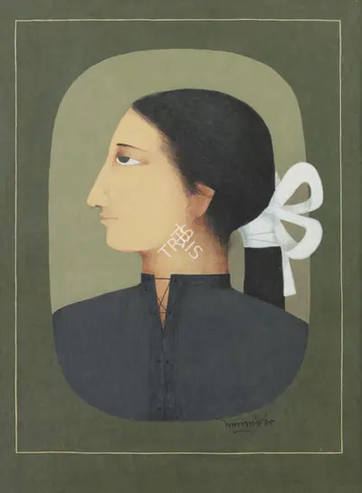 Lalu Prasad Shaw (Artist), Untitled, 1985, Painting