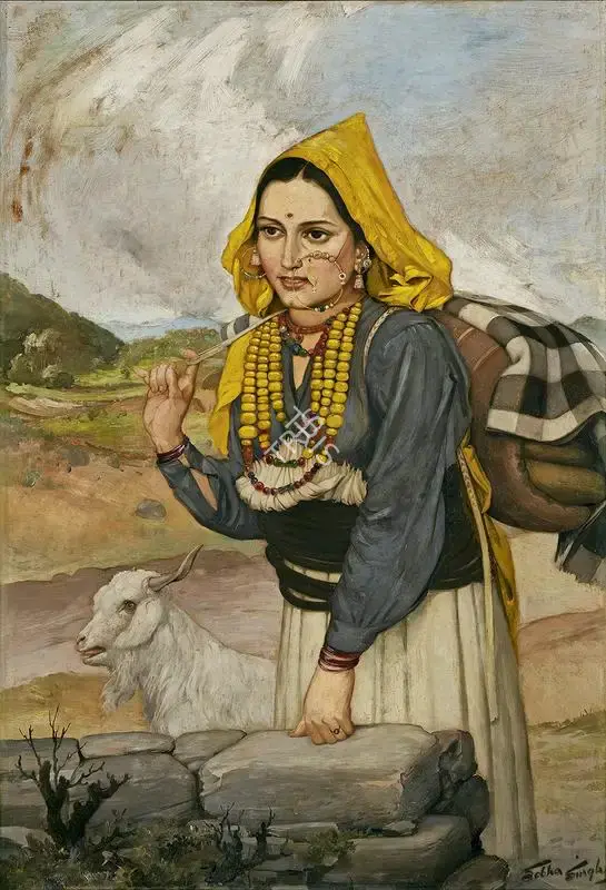 Sobha Singh (Artist), Untitled, 1980, Painting