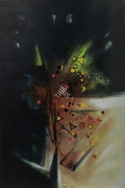 Ahmed Parvez (Artist), Abstract, 1962, Painting