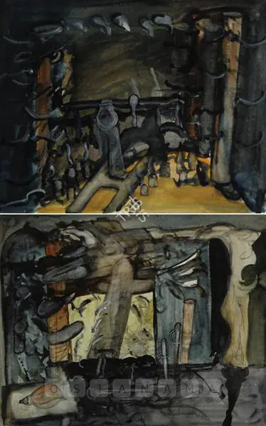 Shibu Natesan (Artist), Untitled, 1993, Painting