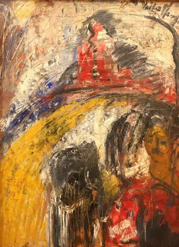 Mookherjea, Sailoz (Artist). Untitled, n.d. | Painting, Pr.Onl/21.08.24, 2024 · Prinseps