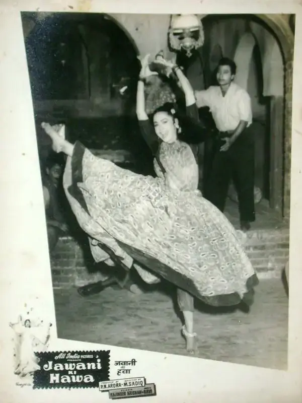 V. Avadhut (Cinematographer), Jawani Ki Hawa, 1959, Lobby Card