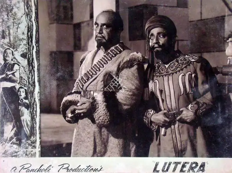 Dalsukh M. Pancholi (Producer), Lutera, 1955, Lobby Card