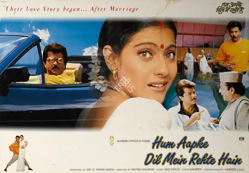 Kabir Lal (Cinematographer), Hum Aapke Dil Mein Rehte Hain, 1999, Lobby Card
