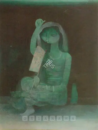 Arup Das (Artist), Woman, Painting
