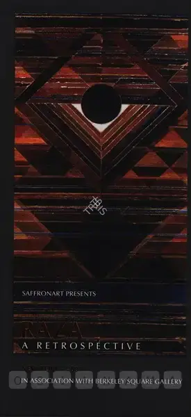 S.H. Raza (Artist), Raza a Retrospective, 2007, Solo Exhibition Invitation