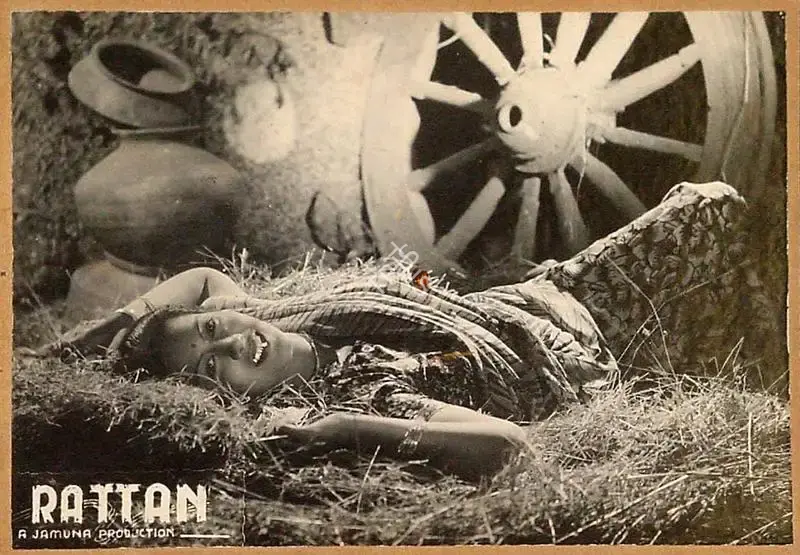 Dwarka Divecha (Cinematographer), Rattan, 1944, Lobby Card