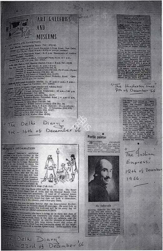 Poetic painter, 1966, Newspaper Clipping